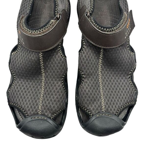 Crocs Swiftwater Mesh Sandal‎ Espresso Men\'s Size 12 main image 5